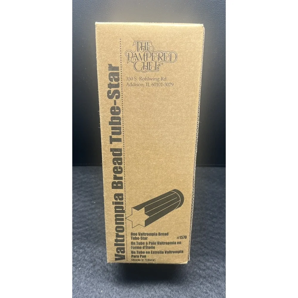 THE PAMPERED CHEF‎ Valtrompia Bread Tube Star #1570 NEW IN BOX